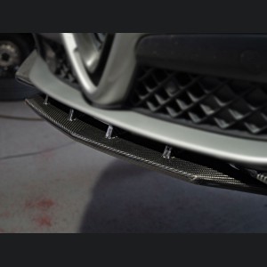  Alfa Romeo Stelvio Front Splitter - Carbon Fiber - Quadrifoglio